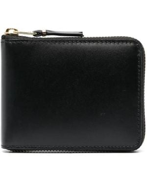 Comme des Garçons Leather Zip-Around Wallet - Black