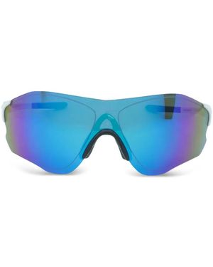 Oakley Evzero Path Geometric-Frame Sunglasses - Blue