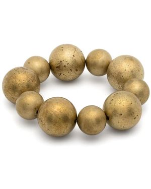 forte_forte Pulsera Con Cuentas - Metálico