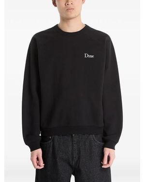 Dime Sweat À Logo Brodé - Black