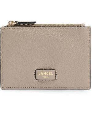 Lancel Ninon Grained Cardholder - Gray