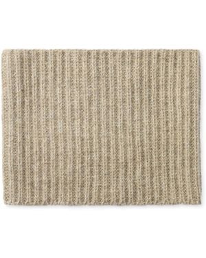 Lemaire Neck Warmer Alpaca And Yak Wool Blend - Natural