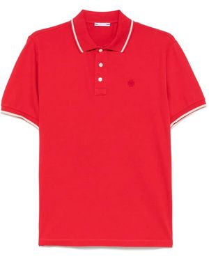 Jacob Cohen Poloshirt Met Geborduurd Logo - Rood