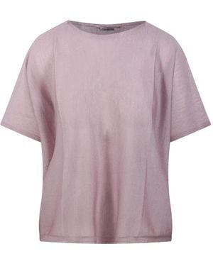 Roberto Collina Short-Sleeved T-Shirt - Purple