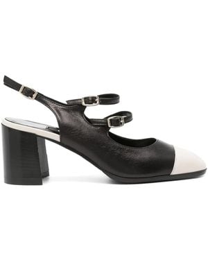 CAREL PARIS Papaya 60mm スリングバック パンプス - ブラック