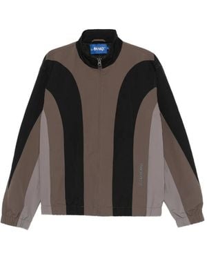 AWAKE NY Colour-Block Zip-Up Jacket - Black