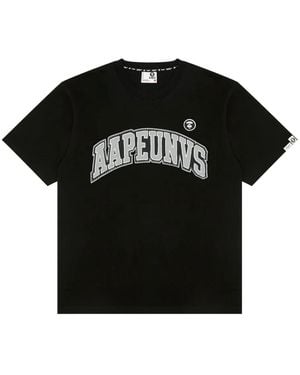 Aape By A Bathing Ape Ape university-style T-shirt - Schwarz