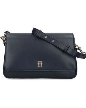 Tommy Hilfiger Schultertasche mit Logo - Blau