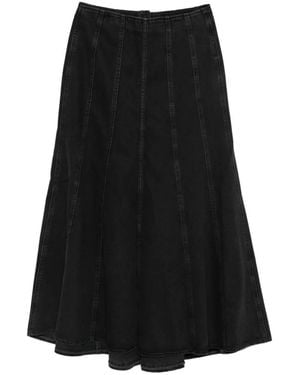 Levi's Paneled Denim Maxi Skirt - Black