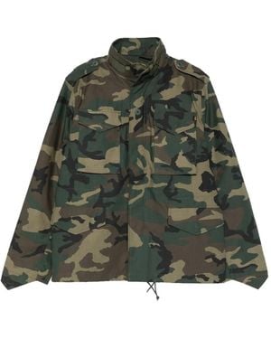 Alpha Industries Studio M 65 Camo Field Jacket - Green