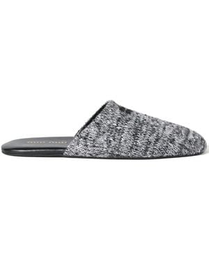 Miu Miu Wool Slippers - White