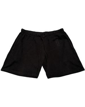 Chrome Hearts Terry-Cloth Track Shorts - Black
