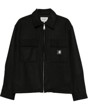 Carhartt Chaqueta Con Parche Del Logo - Negro