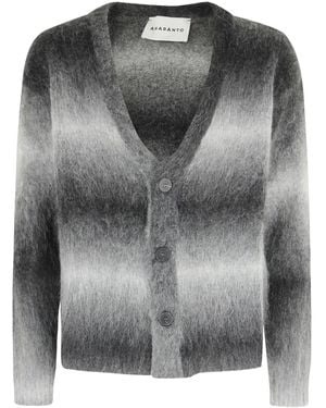 Amaranto V-Neck Cardigan - Grey
