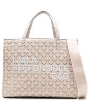 V73 Responsibility Logo Tote Bag - Natural