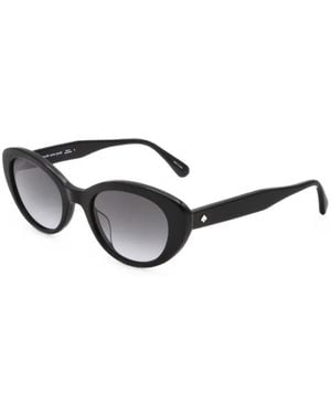 Kate Spade Crystal Round-Frame Sunglasses - Black