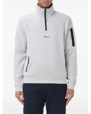 Murphy & Nye Flight Half-Zip High-Neck Sweater - Gray