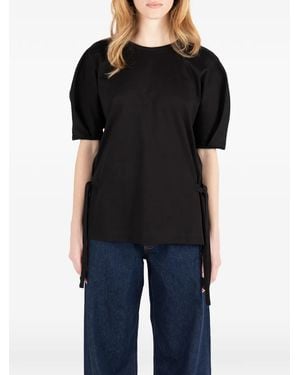 Societe Anonyme Top Con Maniche A Palloncino - Nero