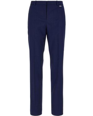 HUGO Straight-Leg Trousers - Blue