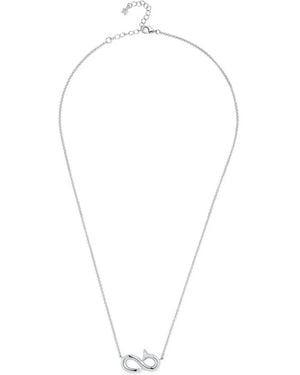 Mateo Bent Nail Necklace - White