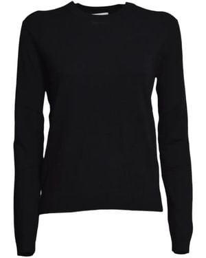 Weekend by Maxmara Crew-Neck Long-Sleeve Sweater - Black