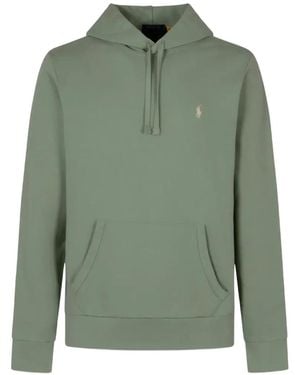 Polo Ralph Lauren Logo-Embroidered Hoodie - Green