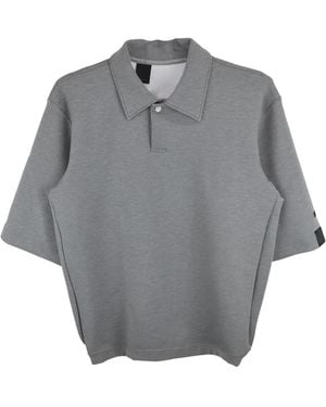 N. Hoolywood Poloshirt mit kurzen Ärmeln - Grau