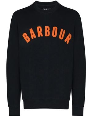 Barbour Prep-Logo Crew-Neck Sweatshirt - Blue