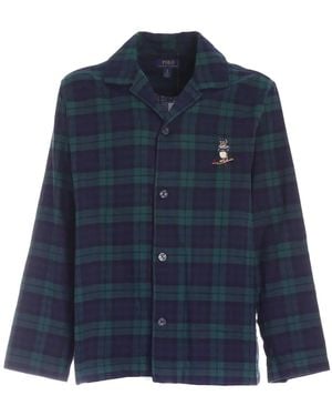 Polo Ralph Lauren Pigiama A Quadri - Blu