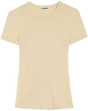 Jil Sander Crew-Neck T-Shirt - Natural