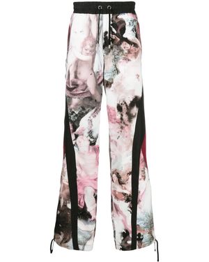 Balmain Pastel-Print Track Pants - Weiß