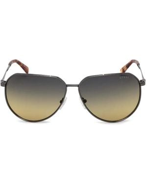 GUESS EYEWEAR Pilot-Frame Sunglasses - Grey