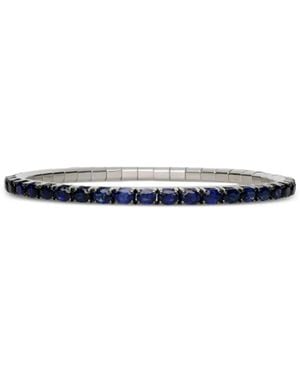 ’ROBERTO DEMEGLIO Sapphire And Diamond Extensible Tennis Bracelet - White
