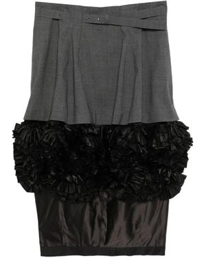 Toga Bonded Mini Skirt - Black