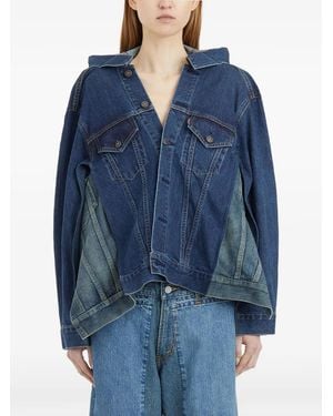 Junya Watanabe Denim short jacket - Blau