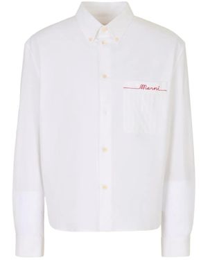 Marni ボタン シャツ - ホワイト