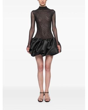 Atu Body Couture Puffball Mini Dress - Black