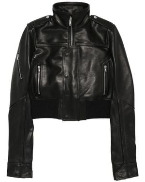 Rick Owens Rev Leather Jacket - Black