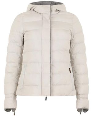 Moorer Righel Hooded Padded Jacket - White