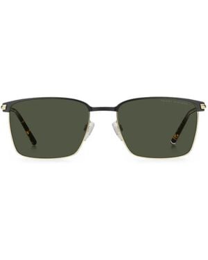 Tommy Hilfiger Preppy Square-Frame Sunglasses - Green