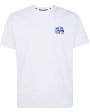 Wilson Camiseta De Algodón Con Estampado Gráfico - Blanco