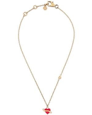 Philipp Plein Valentine Pendant Necklace - Multicolour