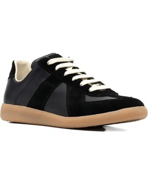 Maison Margiela Baskets Replica À Lacets - Noir