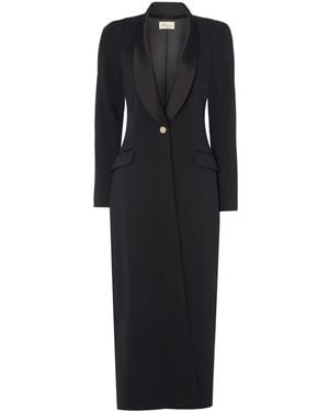 Temperley London Enzo Single-Breasted Coat - Black
