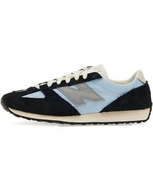 New Balance 471 Suede-Panelled Trainers - Blue