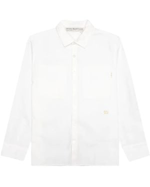 Advisory Board Crystals Camicia Con Tasca E Applicazione Logo - Bianco