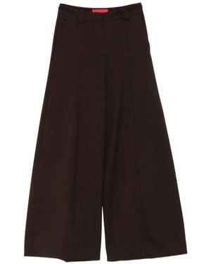 Thelatest Wide-Leg Tailored Trousers - Brown