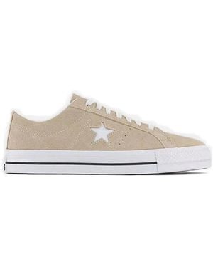 Converse One Star Pro Suede Trainers - White