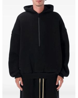 Fear Of God Athletic Halfzip Hoodie - Black