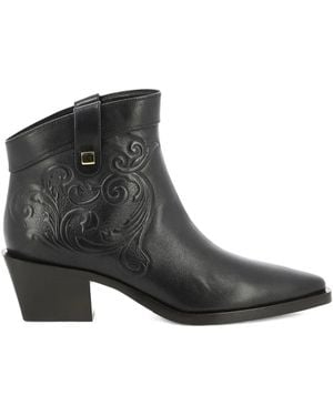 Maison Skorpios Botas Alexandra Cordoba con tacón de 60 mm - Negro